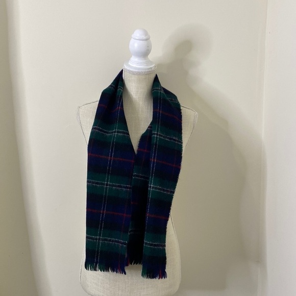 Highlander by Lochcarron plaid wool scarf - Picture 1 of 7